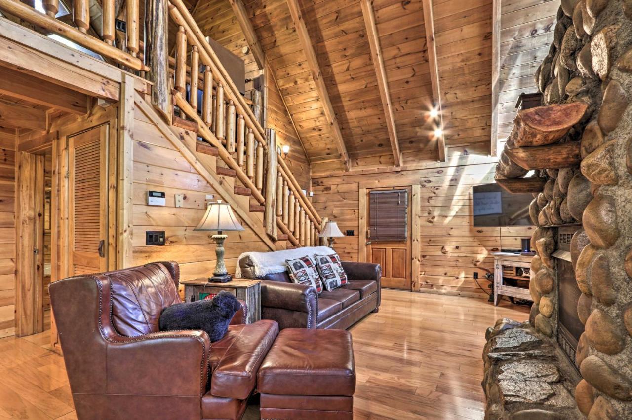 סביירוויל Smoky Mountain Log Cabin 7 Mi To Gatlinburg! מראה חיצוני תמונה