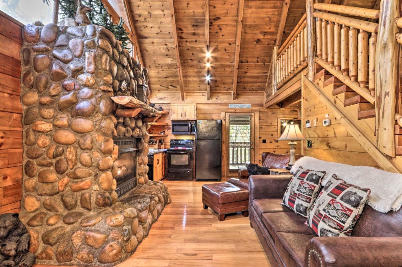 סביירוויל Smoky Mountain Log Cabin 7 Mi To Gatlinburg! מראה חיצוני תמונה