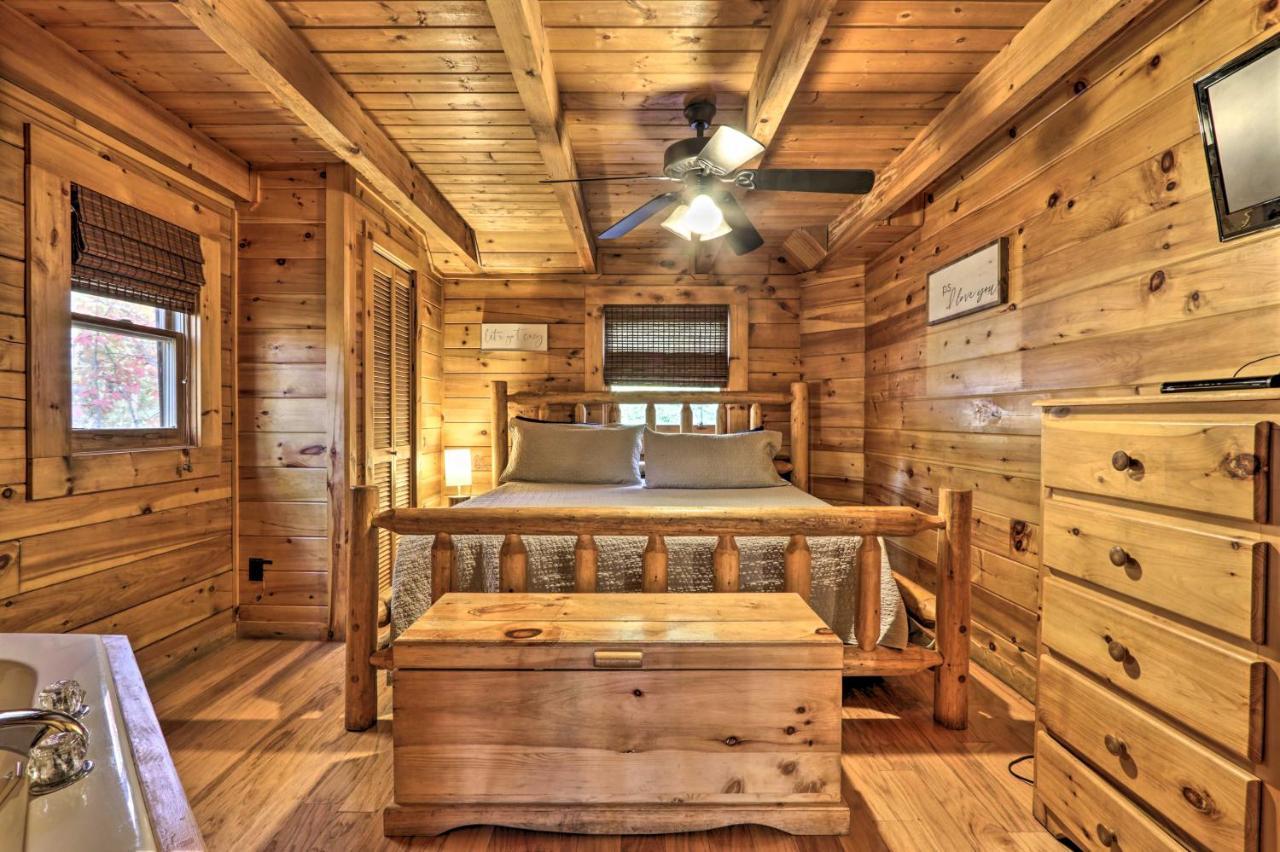 סביירוויל Smoky Mountain Log Cabin 7 Mi To Gatlinburg! מראה חיצוני תמונה