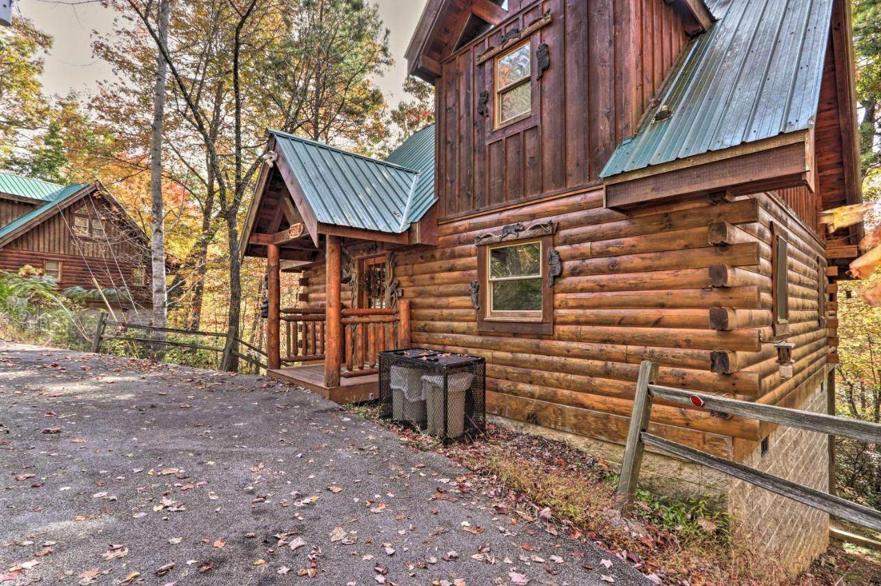 סביירוויל Smoky Mountain Log Cabin 7 Mi To Gatlinburg! מראה חיצוני תמונה