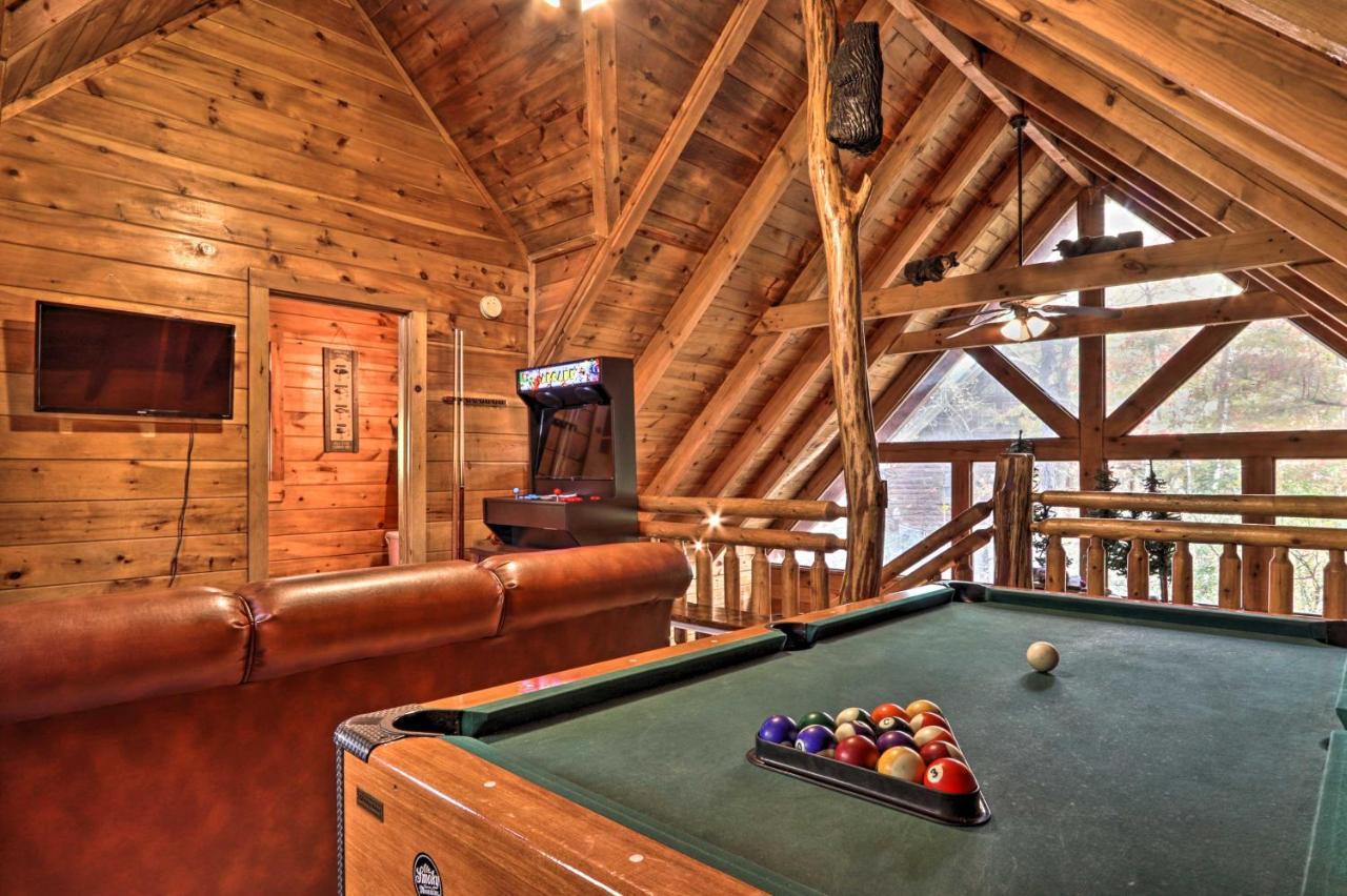 סביירוויל Smoky Mountain Log Cabin 7 Mi To Gatlinburg! מראה חיצוני תמונה