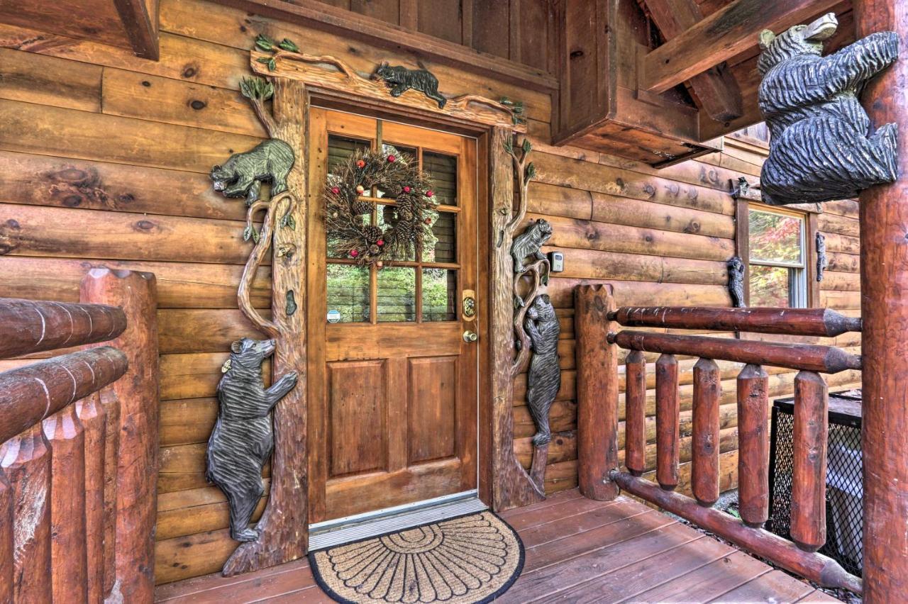 סביירוויל Smoky Mountain Log Cabin 7 Mi To Gatlinburg! מראה חיצוני תמונה