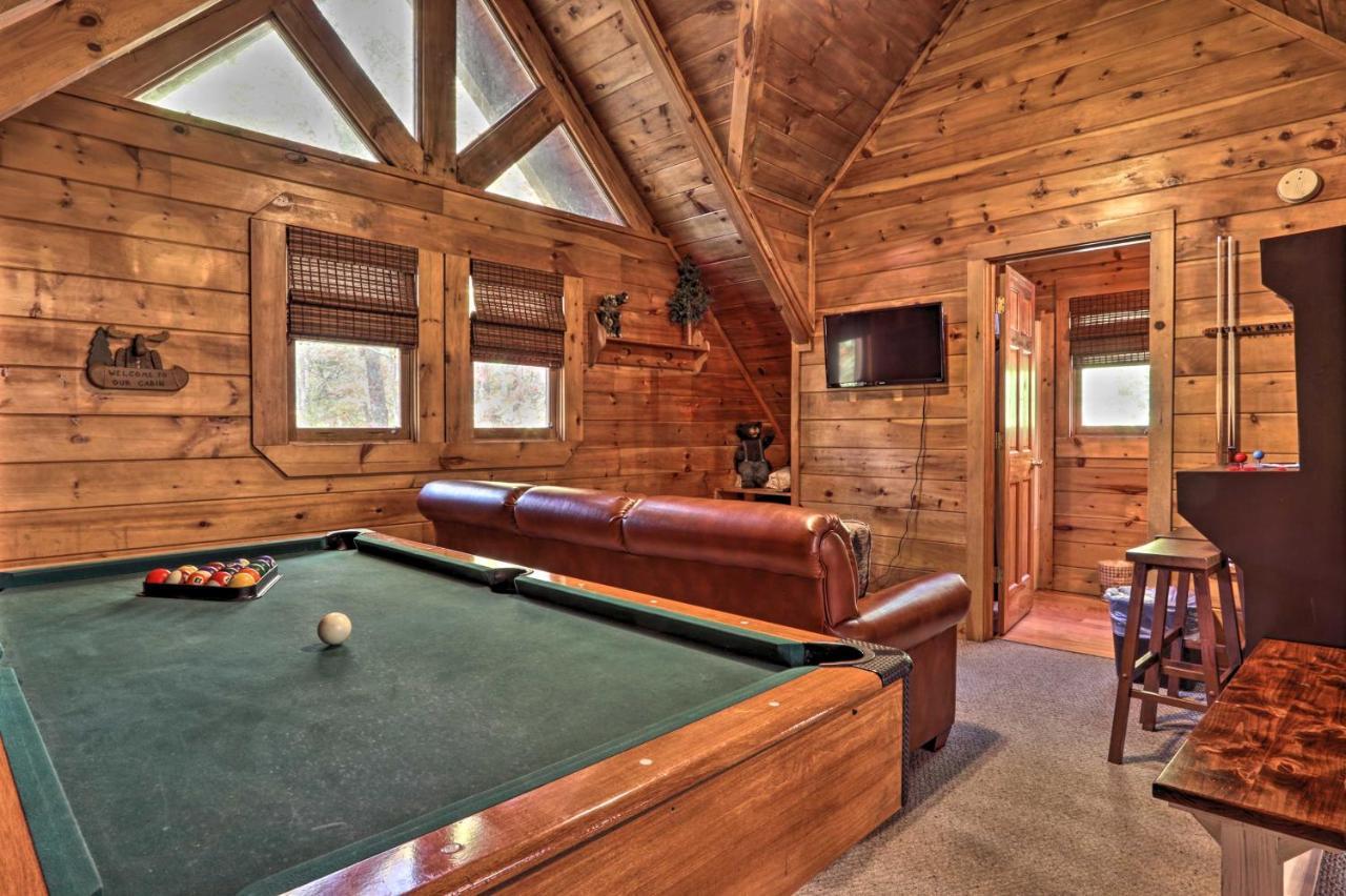 סביירוויל Smoky Mountain Log Cabin 7 Mi To Gatlinburg! מראה חיצוני תמונה