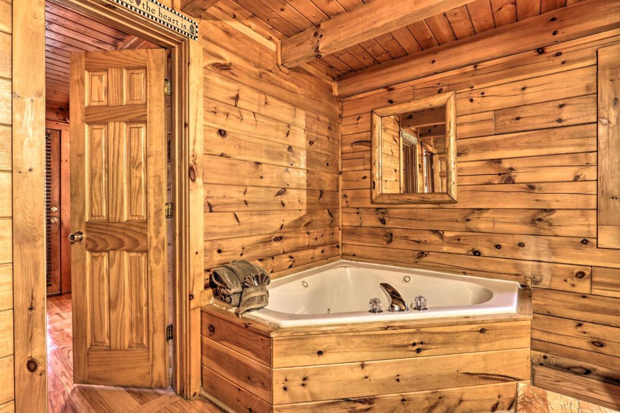 סביירוויל Smoky Mountain Log Cabin 7 Mi To Gatlinburg! מראה חיצוני תמונה