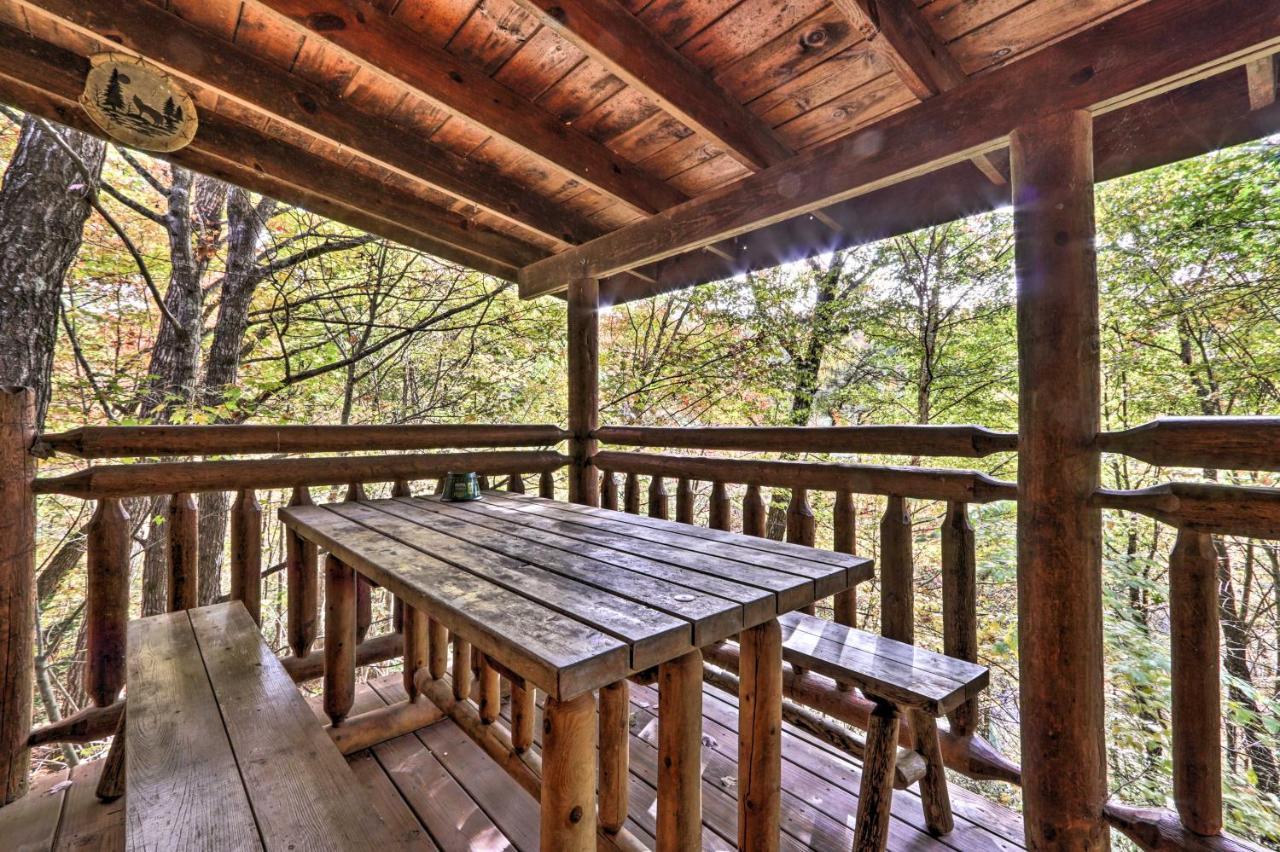 סביירוויל Smoky Mountain Log Cabin 7 Mi To Gatlinburg! מראה חיצוני תמונה